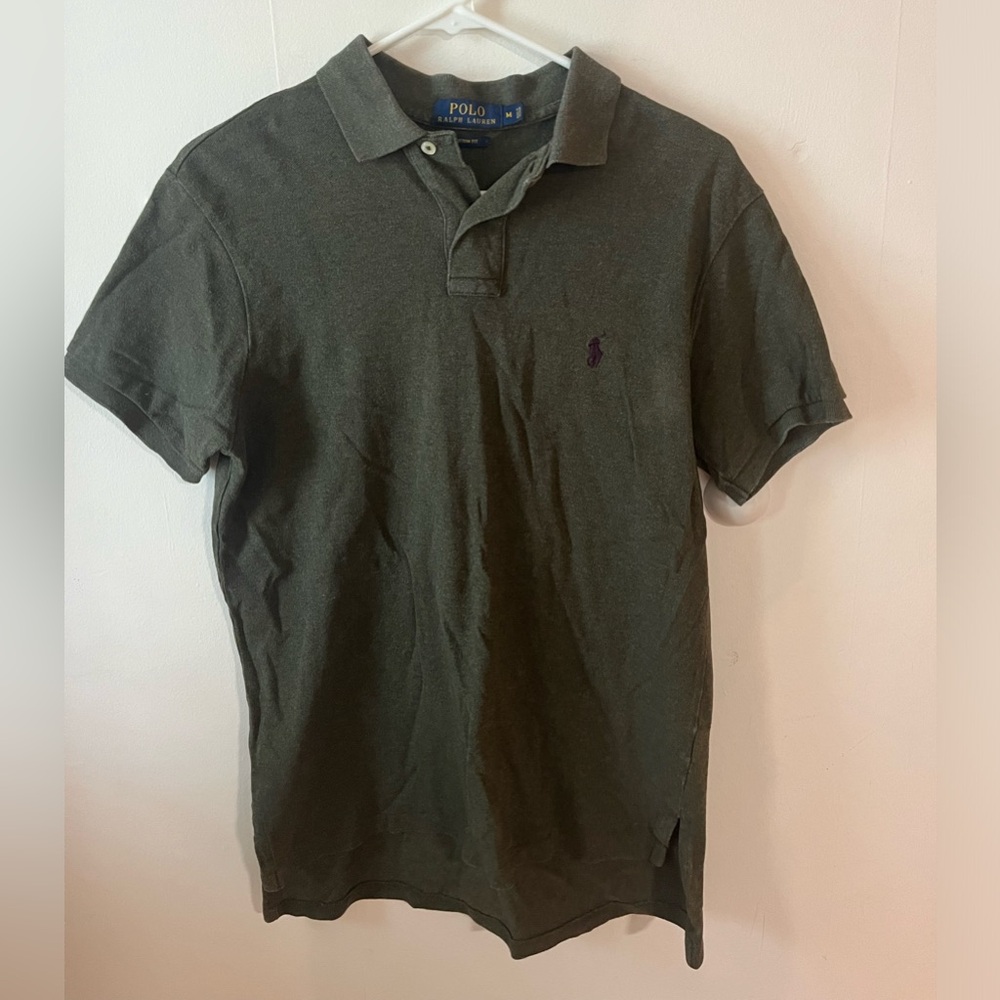 Ralph Lauren Polo Custom Fit Mens Medium Army Green